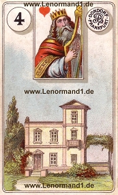 Haus Lenormand Bedeutung antike Dondorf Lenormandkarten