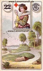Wege Lenormand Bedeutung antike Dondorf Lenormandkarten