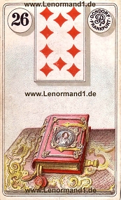 Buch Lenormand Bedeutung antike Dondorf Lenormandkarten