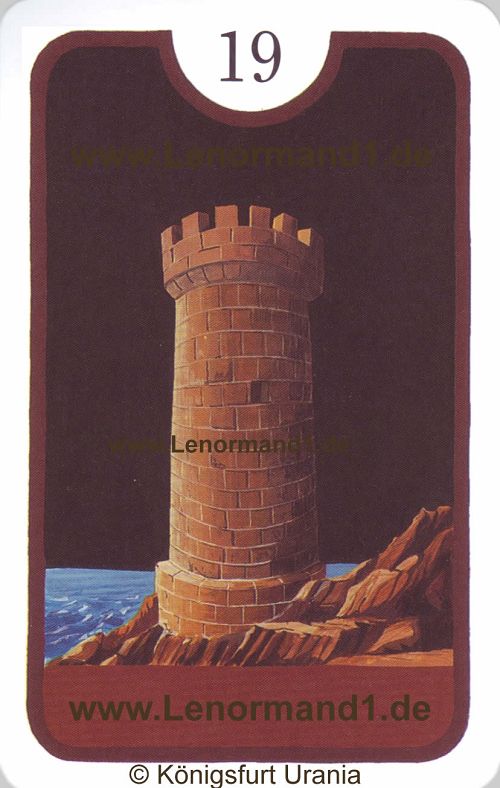Der Turm Zigeuner Lenormand Tageskarte heute