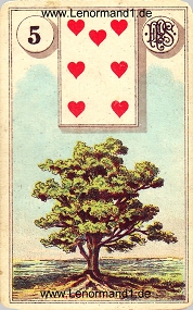 Baum, antikes Piatnik Lenormand