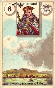 Wolken, antikes Piatnik Lenormand