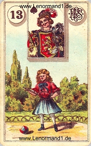 , antikes Piatnik Lenormand