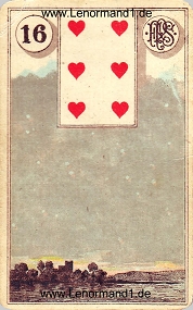 Sterne, antikes Piatnik Lenormand