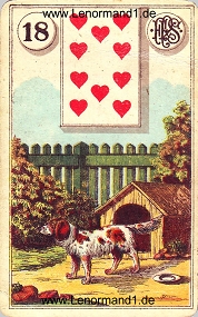 , antikes Piatnik Lenormand