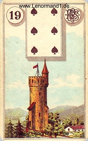 , antikes Piatnik Lenormand