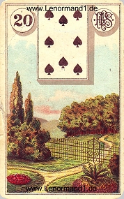 , antikes Piatnik Lenormand