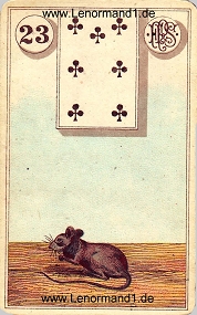 Muse, antikes Piatnik Lenormand