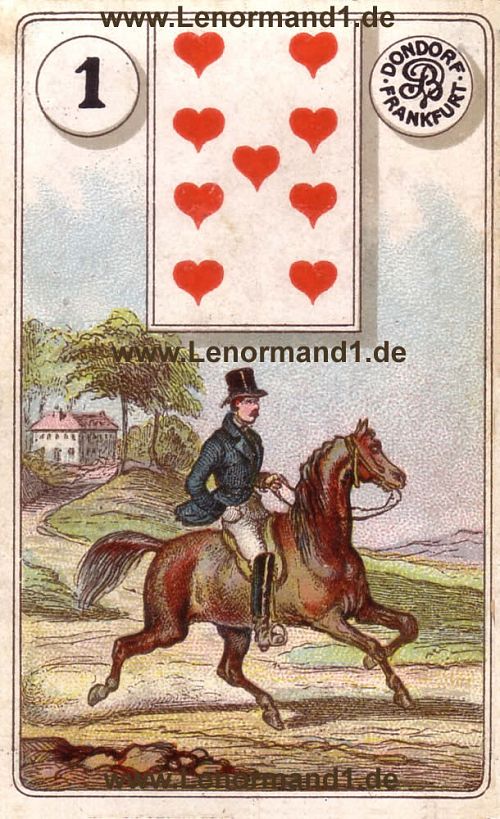 Der Reiter von dem antiken Dondorf Lenormand