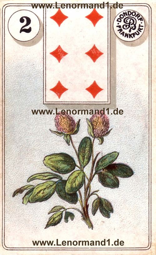 Der Klee von dem antiken Dondorf Lenormand