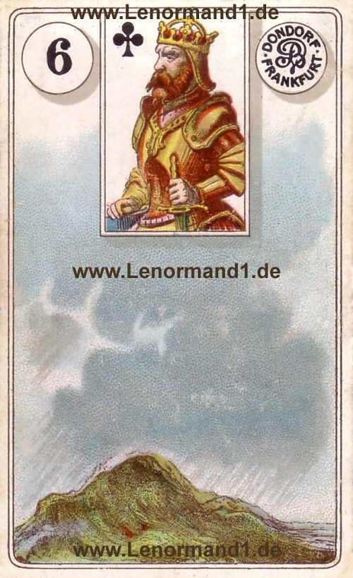 Die Wolken Dondorf Lenormand Tageskarte heute