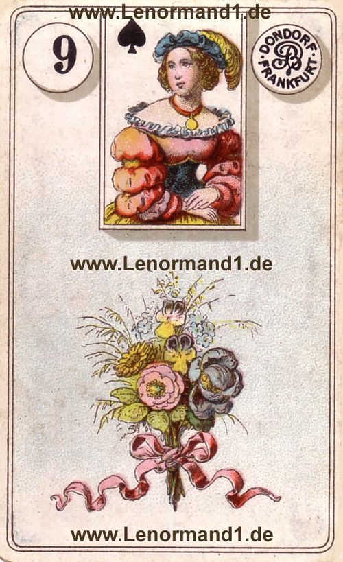Die Blumen von dem antiken Dondorf Lenormand