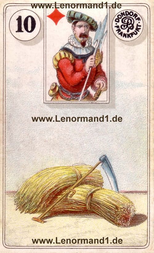 Die Sense Dondorf Lenormand Tageskarte heute