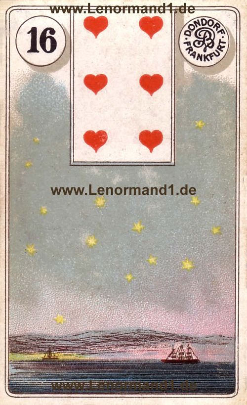 Die Sterne Dondorf Lenormand Tageskarte heute
