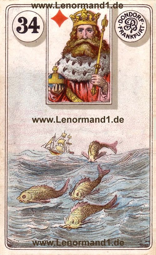Die Fische Dondorf Lenormand Tageskarte heute