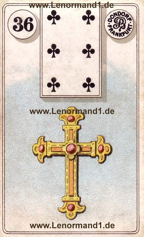 Das Kreuz von dem antiken Dondorf Lenormand