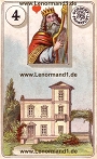 Haus von den antiken Dondorf Lenormandkarten