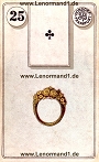Ring von den antiken Dondorf Lenormandkarten