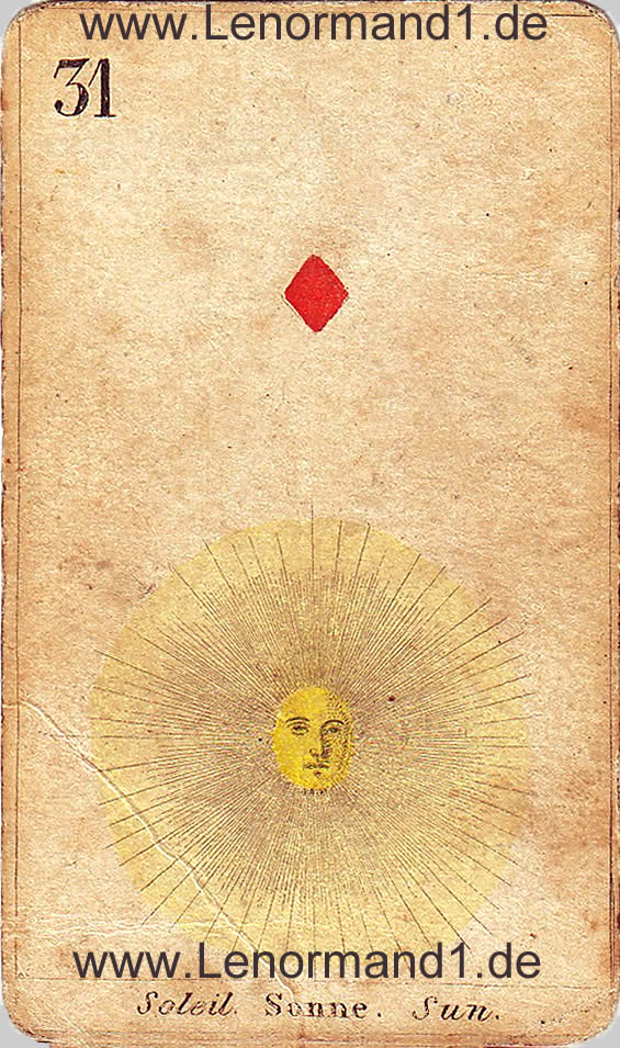 Lenormand Bedeutung Die Sonne Online Deutung Von Dem Antiken Dondorf 