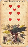 Baum von den antiken Lenormandkarten