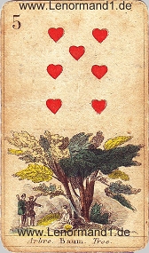Baum, antike Lenormandkarten