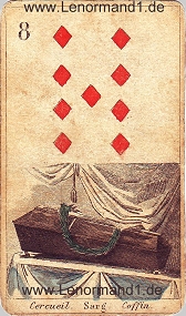 , antike Lenormandkarten