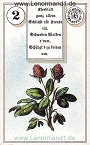 Der Klee antike Dondorf Lenormandkarten mit Versen