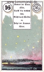 Sterne von den antiken Dondorf Lenormandkarten mit Versen