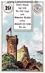 Turm von dem antiken Dondorf Lenormand mit Versen