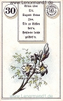 Lilie von dem antiken Dondorf Lenormand mit Versen