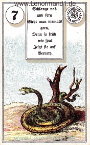 , antikes Dondorf Lenormand mit Versen