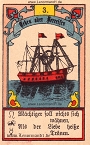 Das Schiff antike Lenormandkarten von Gustav Kühn