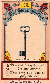 Schlüssel, Gustav Kühn Lenormand