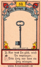 Schlssel, Gustav Khn Lenormand