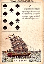 Das Schiff antike Petit Jeu de la Madame Lenormand Karten
