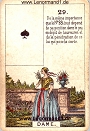 Die Dame antike Petit Jeu de la Madame Lenormand Karten