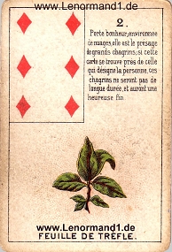 , antikes Petit Jeu de la Madame Lenormand