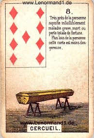 , antikes Petit Jeu de la Madame Lenormand