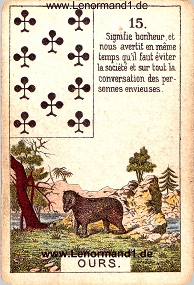 , antikes Petit Jeu de la Madame Lenormand