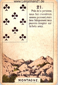 , antikes Petit Jeu de la Madame Lenormand