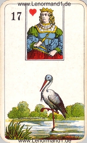 Storch, antikes Stralsunder Lenormand