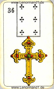 Kreuz, antikes Stralsunder Lenormand