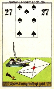 Brief, antikes Wst Lenormand