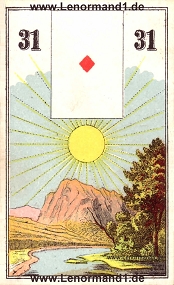 Sonne, antikes Wst Lenormand