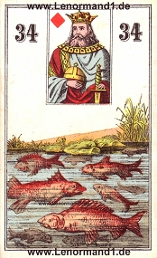 Fische, antikes Wst Lenormand