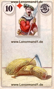 Sense Lenormand Bedeutung antike Dondorf Lenormandkarten